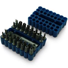 SECURITY BIT SET 33 PCE CHROME VANADIUM