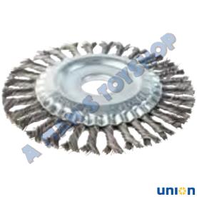 TWISTED WIRE FLAT BRUSH 125MM 22MM BORE