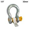 TOHO BOW SHACKLE GALV GRADE S 32MM 12T