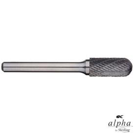 BURR 3/8 CYLINDRICAL BALL NOSE CARBIDE
