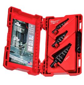 STEP DRILL BIT METRIC SET 3 PIECE 4-35MM