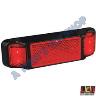 LED REAR LAMP M/VOLT WITH REFLECT 38 SER