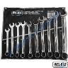 SPANNER SET METRIC 10PCE RING OPEN END