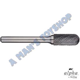 BURR 1/2 CYLINDRICAL BALL NOSE CARBIDE