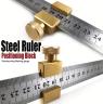 STEEL RULER GUIDE MAX 30MM 2 PIECE BRASS