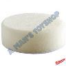 SOFT SPONGE 75MM WHITE POLISHING VELCRO