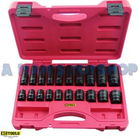 IMPACT SOCKET SET 20PCE AF STD & DEEP 6