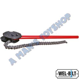 PIPE CHAIN WRENCH 150MM CAP 1000MM LONG