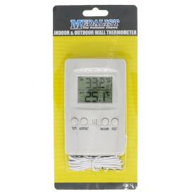 INDOOR/OUTDOOR WEATHER STATION W/CLOCK