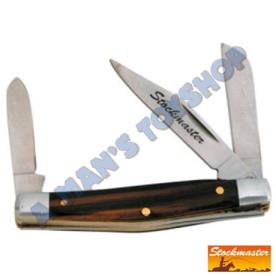 KNIFE STOCK 3 BLADE 75MM CLOSED