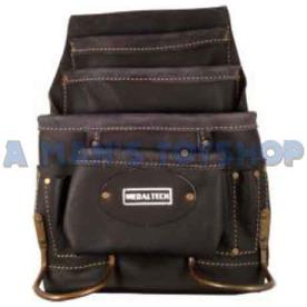 OILED LEATHER RIGGERS NAIL BAG 4 POCKET