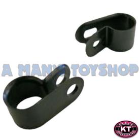 CABLE CLAMP NYLON 22.2MM BLACK 5 PIECE