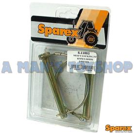 SHAFT  LOCKING PTO  PIN 7/16" 2 PCS 11MM