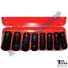 IMPACT SOCKET SET 3/8"DR METRIC DEEP 8PC