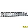 SPLINE SOCKET SET 1/4DR 13 PCE 4-14MM