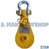 SNATCH BLOCK 2 TON X 75MM X WIRE ROPE