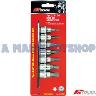 RIBE BIT SOCKET SET 3/8 DR 7 PIECE RM10