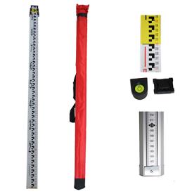 NLA*  STAFF4 METRE 4 SECTION ALLOY NUMBE