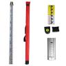 NLA*  STAFF4 METRE 4 SECTION ALLOY NUMBE