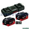 DUAL PORT METABO CHARGER KIT W/2x10AH