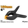 SPRING CLAMP 150MM, 6" PP+FIBREGLASS MIX