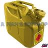 METAL 10 LITRE YELLOW JERRY CAN DIESEL