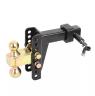 ADJUSTABLE DROP TRAILER HITCH 2 BALL