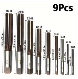 HAND REAMER SET 9 PIECE 3MM TO 16MM