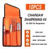 CHAINSAW FILE & TOOL KIT 10 PIECE 3 SIZE