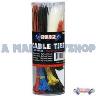 CABLE TIE SET MIXED COLOUR 300 PIECE