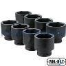 IMPACT SOCKET SET METRIC 8 PIECE 3/4DR