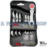 GEAR WRENCH FLEX-HEAD STUBBY METRIC 8PC