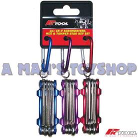 HEX & STAR KEY SET ALUMINIUM 3 PCE