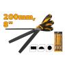 STEEL FILE SET 3 PIECES 200MM/8"