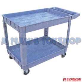 TROLLEY STOCK PICKER 2 SHELF HEAVY DUTY