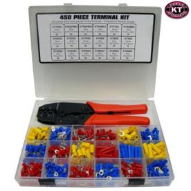 ASSORTMENT TERMINAL & RATCHET SET 450 PC