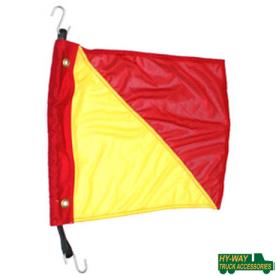 SIGN WARNING FLAG MATERIAL WITH RUBBER