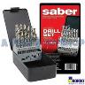 DRILL SET 25 PCE 1-13MM HSS STEEL SABER