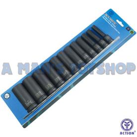 IMPACT DEEP SOCKET SET 1/2"DR 5/16-1"