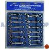 SPANNER SET STUBBY METRIC/AF 14PCE