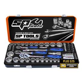 SOCKET SET 59 PCE METRIC AF 1/4-3/8-1/2