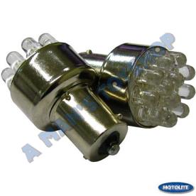 NLA* BULB LED WHITE 2PC 25BA15S SINGLE C