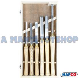 WOOD TURNING CHISEL SET 6 PIECE 350MM