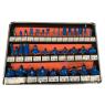 ROUTER BIT SET 1/4 SHANK 35 PIECE