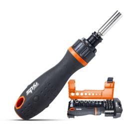 25PCE RATCHET DRIVER SOCKET & BIT SET