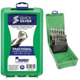 DRILL SET 29 PIECE 1/16-1/2 X 1/64 SIZES