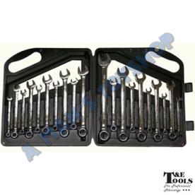 WRENCH SET COMBINATION SAE/METRIC 20PC
