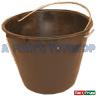 HEAVY POLY BUCKET 12 LITRE STEEL HANDLE