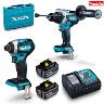 HAMMER DRILL, DRIVER 18V 2 X 5.0AH COMBO