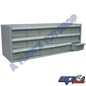 STORAGE BOX 18 DRAWER 826 X 300 X 305MM